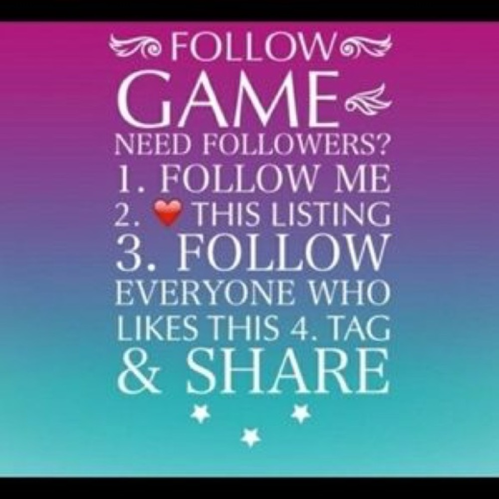 💕💕FULL LIKE NEW FOLLOW GAME 💕💕